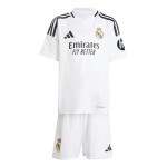 Set Echipament de Fotbal pentru Copii Adidas Real Madrid 24/25 Home Alb