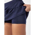 Fustă pentru padel Wilson Team Flat Front Classic Albastru