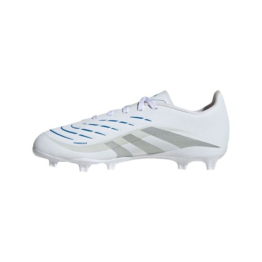 Ghete de Fotbal pentru Copii Adidas Predator League Fg/Mg Alb
