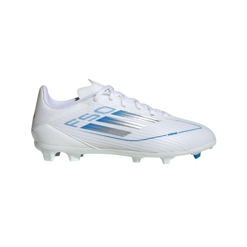 Ghete de Fotbal pentru Copii Adidas F50 League Fg/Mg Alb