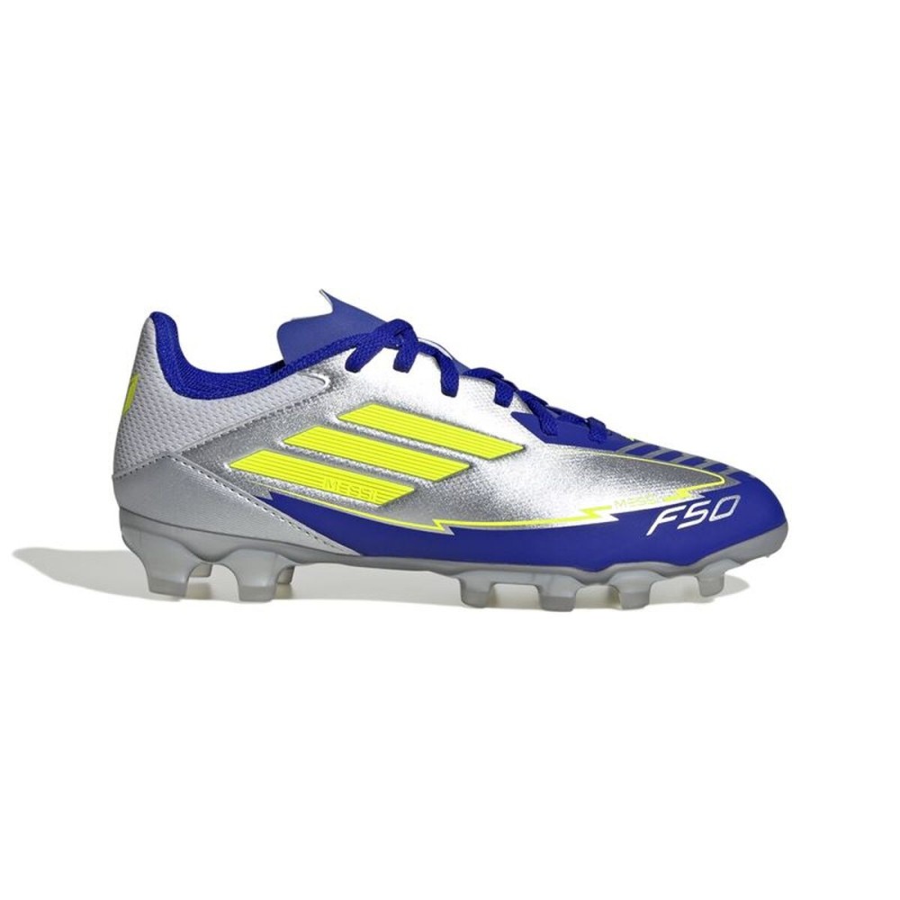 Ghete de Fotbal pentru Copii Adidas F50 League Mg Messi Argintiu