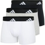 Boxeri pentru bărbați Adidas Slip Active Flex Cotton Alb 3 Piese