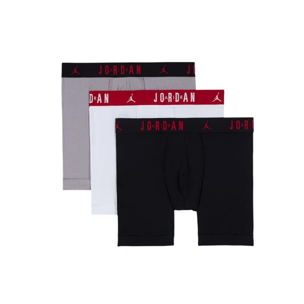 Boxeri pentru bărbați Jordan Flight Cotton Core 3Pk Negru 3 Piese