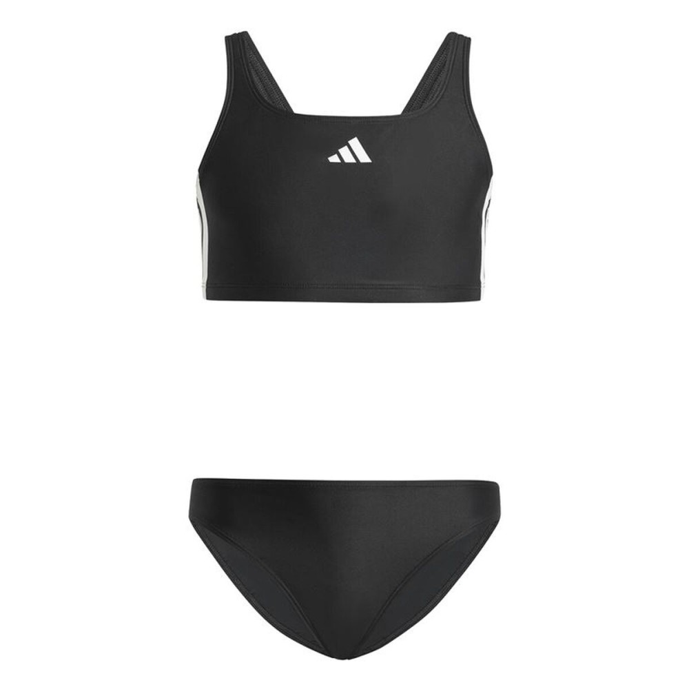 Bikiniul-Chilot Pentru Fete Adidas 3 Bandas Bld Negru