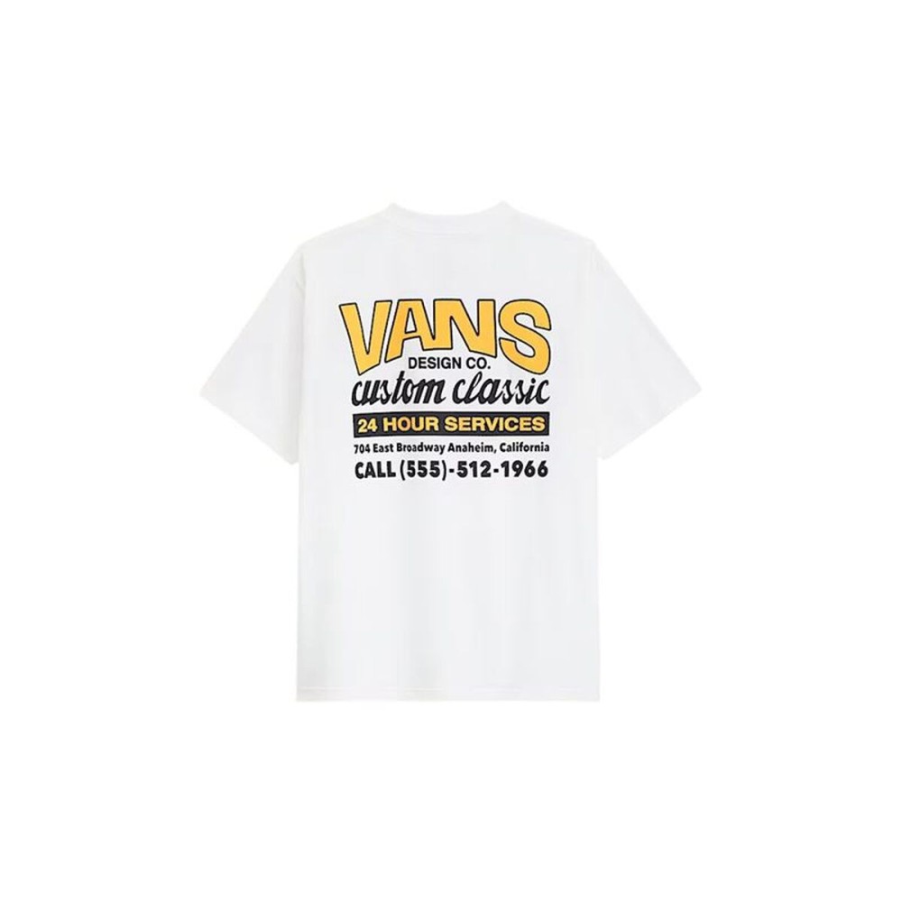 Tricou cu Mânecă Scurtă Bărbați Vans VN000M60FLB1 Alb