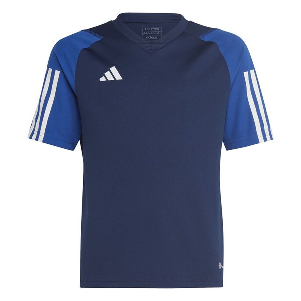 Tricou de Fotbal cu Mânecă Scurtă pentru Copii Adidas HK7639 Albastru (7-8 Ani)