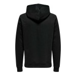 Hanorac cu Glugă Bărbați Only & Sons Onsdawson Reg Hoodie Vd Negru