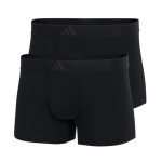Boxeri pentru bărbați Adidas Low Rise 3 Stripes Active Negru 2 Unități