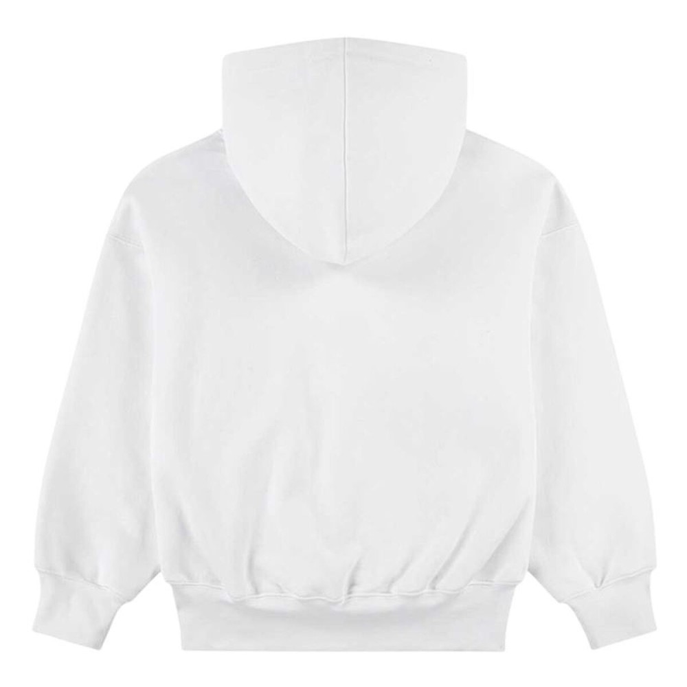 Hanorac cu glugă pentru fete Jordan Wj Brkn Flc Po Hoodie Alb