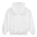 Hanorac cu glugă pentru fete Jordan Wj Brkn Flc Po Hoodie Alb