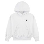 Hanorac cu glugă pentru fete Jordan Wj Brkn Flc Po Hoodie Alb