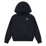 Hanorac cu glugă pentru fete Levi's Lvg Batwing Patch Hoodie Negru