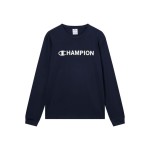 Tricou cu Mânecă Lungă Bărbați Champion 221652-BS501 Bleumarin (S)