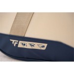 Husă pentru rachetă Tecnifibre Tour Endurance Sand 12R Maro Deschis