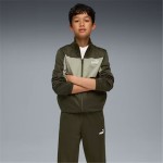 Trening Copii Puma Poly Colorblock Măslină