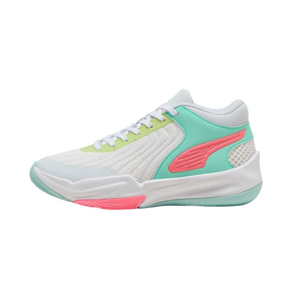 Încălțăminte de Baschet pentru Copii Puma Court Pro 2 Alb Verde