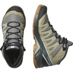 Încălțăminte mers sportiv pentru bărbați Salomon X-Adventure Recon Mid Măslină Gri închis