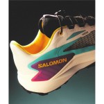 Pantofi trail pentru bărbați (alergare montană) Salomon Genesis Bej