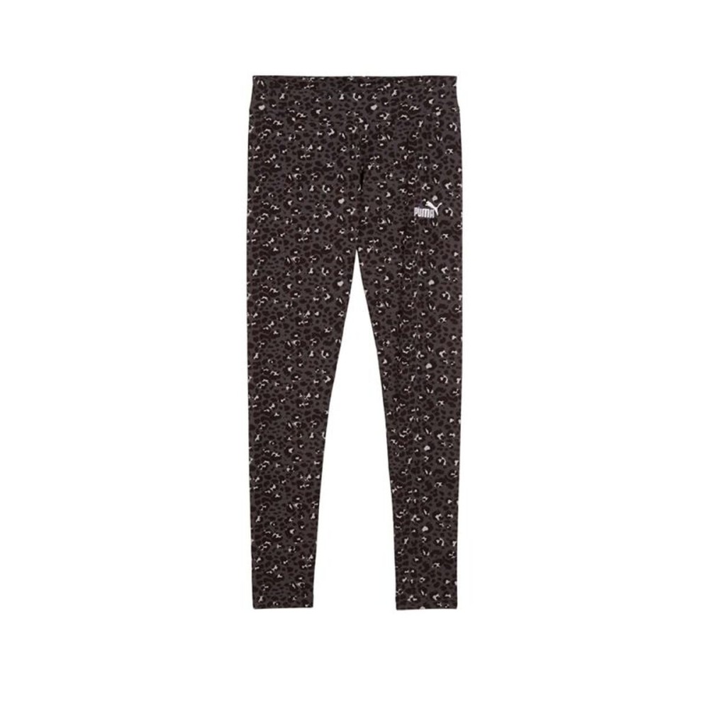 Pantaloni lungi de sport Puma Essentials Graphic Animal A Negru Femeie