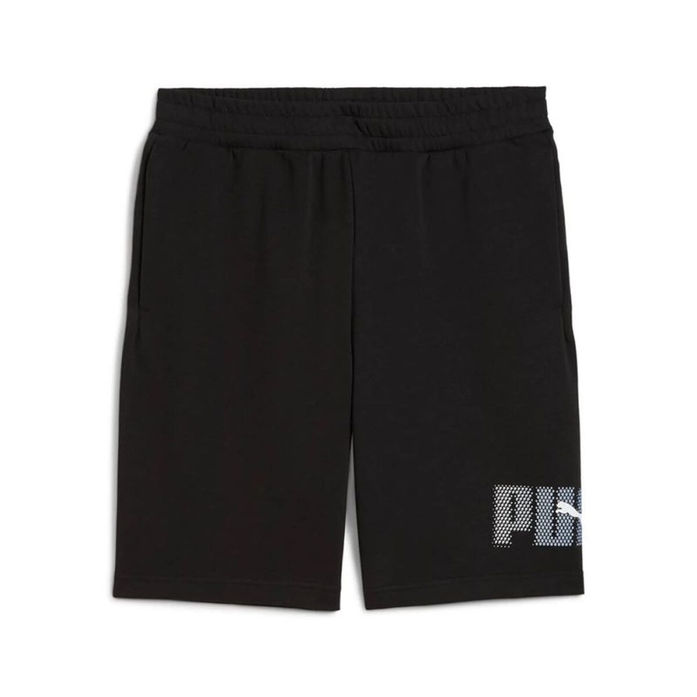 Pantaloni Scurți Sport pentru Bărbați Puma Essentials Logo Lab Negru