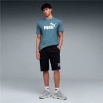 Pantaloni Scurți Sport pentru Bărbați Puma Essentials Logo Lab Negru