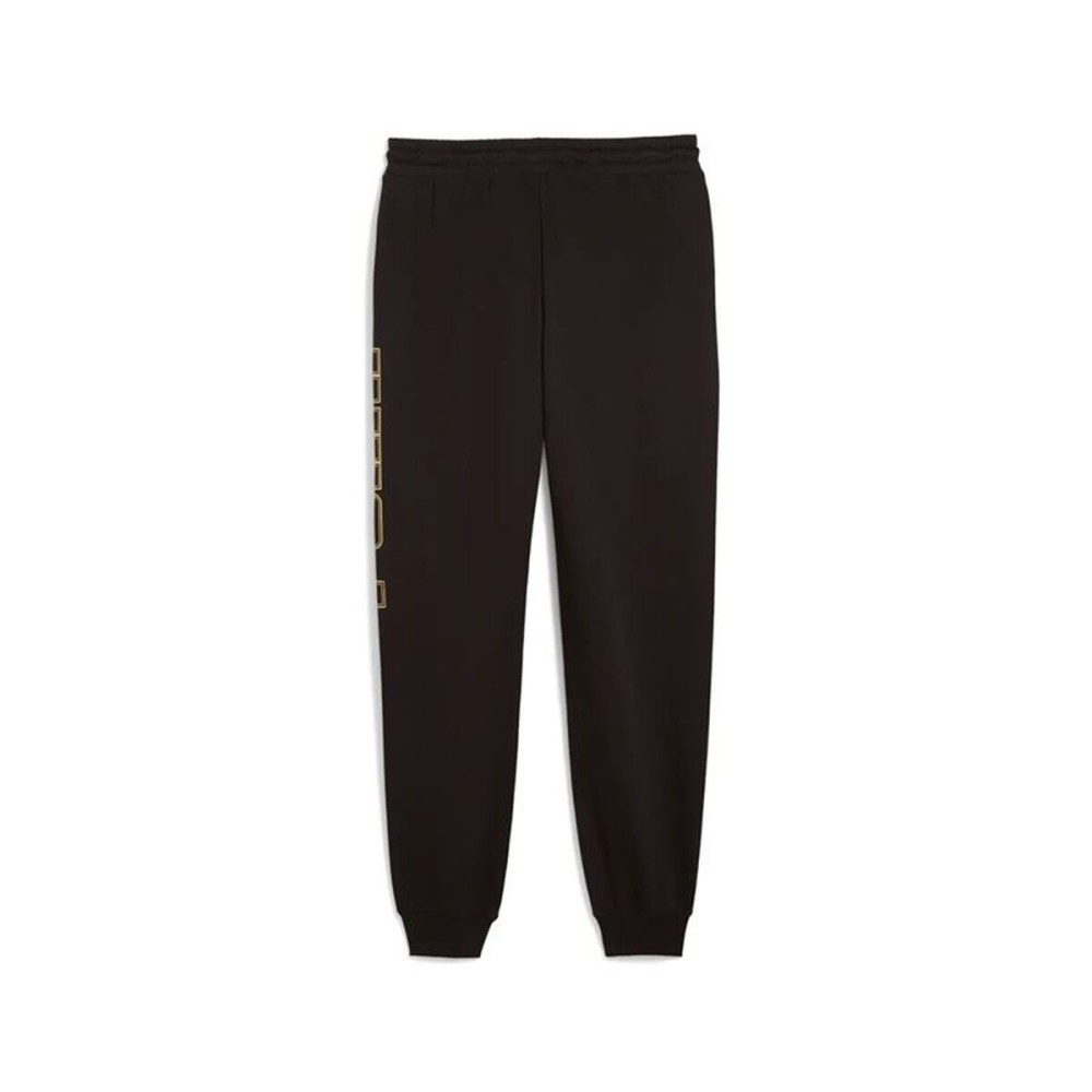 Pantaloni lungi de sport Puma Maximal Metallic Swe Negru Bărbați