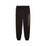 Pantaloni lungi de sport Puma Maximal Metallic Swe Negru Bărbați