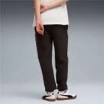 Pantaloni lungi de sport Puma Maximal Metallic Swe Negru Bărbați