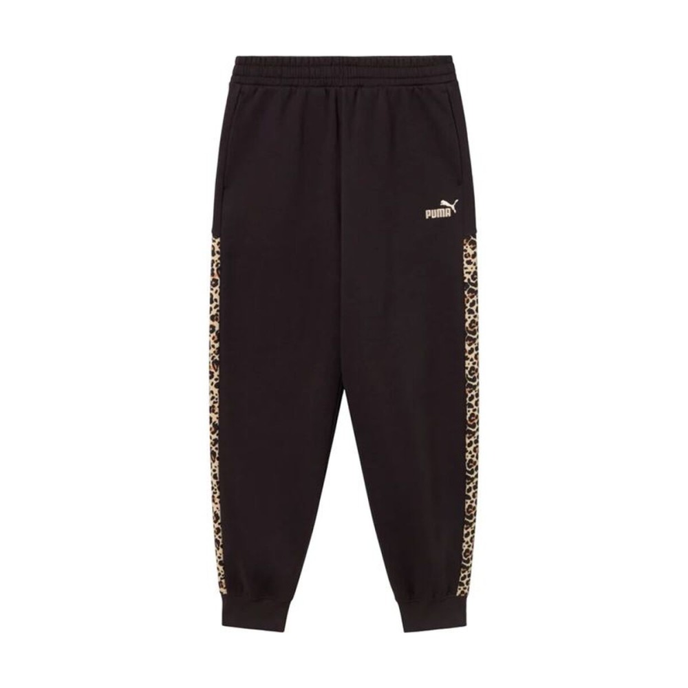 Pantaloni lungi de sport Puma Ess Graphic Animal Negru Femeie