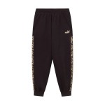 Pantaloni lungi de sport Puma Ess Graphic Animal Negru Femeie