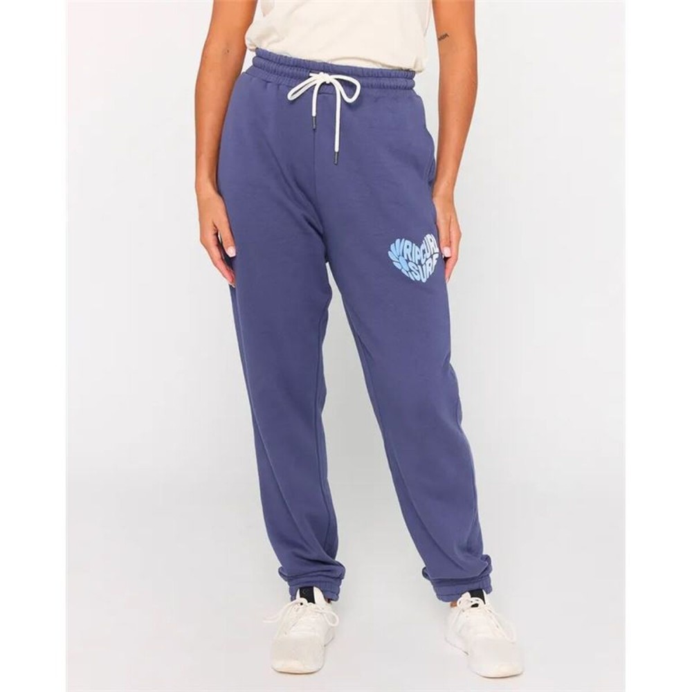 Pantaloni lungi de sport Rip Curl Heart Fleece Trackpant Albastru Femeie