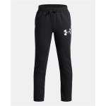 Pantaloni Sport pentru Copii Under Armour Rival Flc Cblck Grphc Jgr Negru