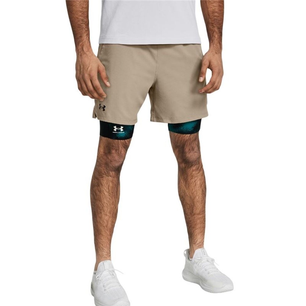 Pantaloni Scurți Sport pentru Bărbați Under Armour Vanish Woven 6In Bej
