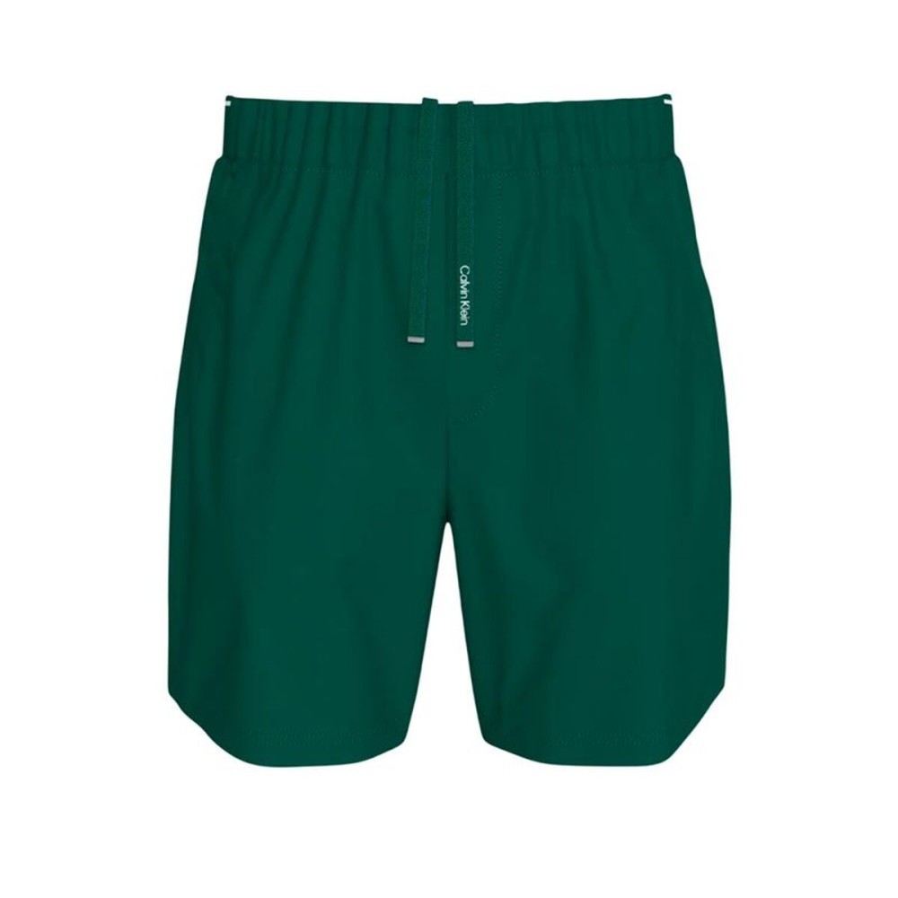 Costum de Baie Bărbați Calvin Klein Woven Verde