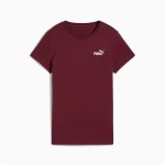 Tricou cu Mânecă Scurtă Femei Puma Essentials Small Roșu Închis