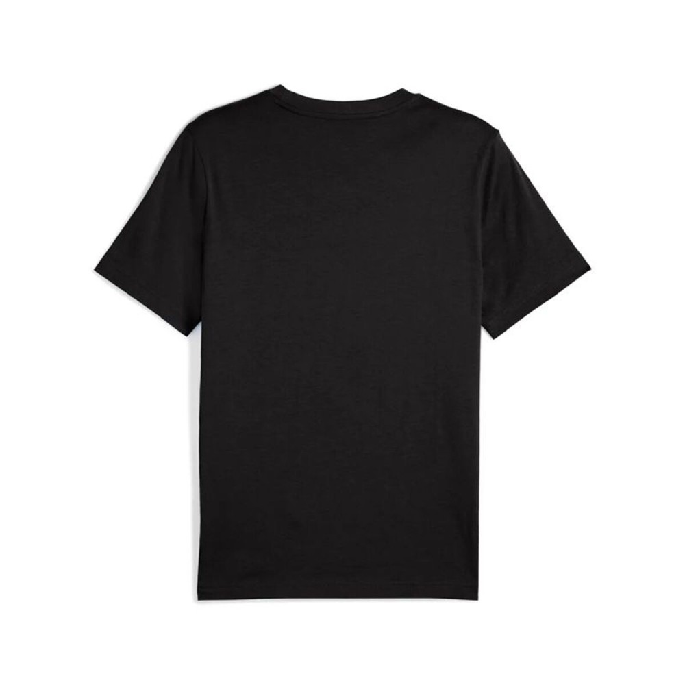 Tricou cu Mânecă Scurtă Bărbați Puma Essentials Logo Lab Negru