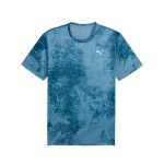 Tricou cu Mânecă Scurtă Bărbați Puma Essentialsentials Aop Negru