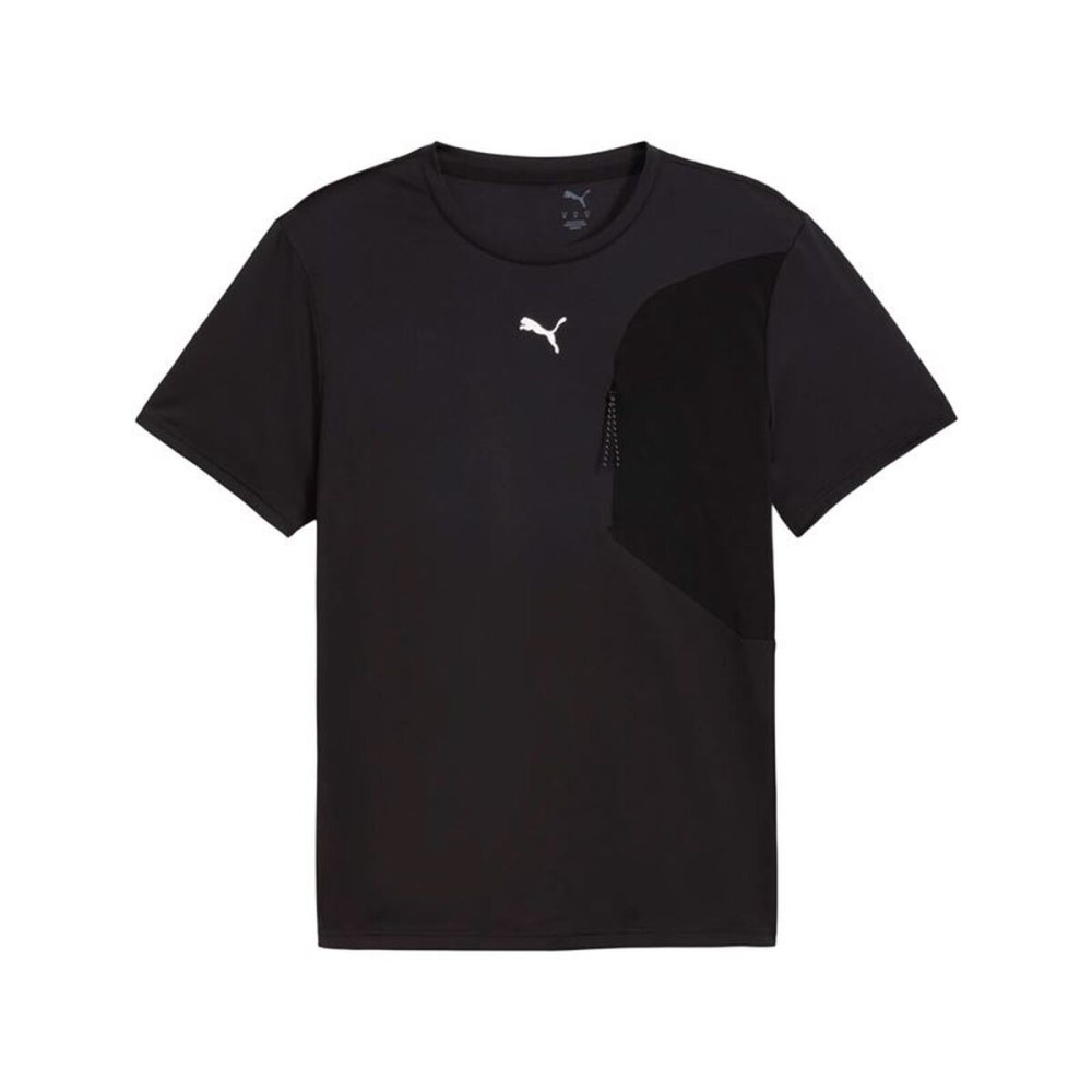 Tricou cu Mânecă Scurtă Bărbați Puma M Flex Pocket Negru