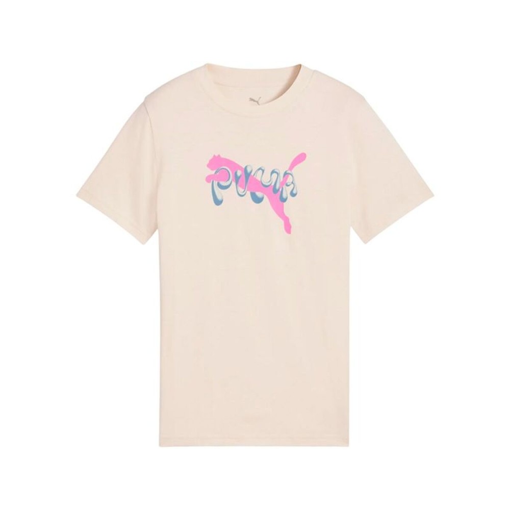 Tricou cu Mânecă Scurtă pentru Copii Puma Tweenerverse Bej