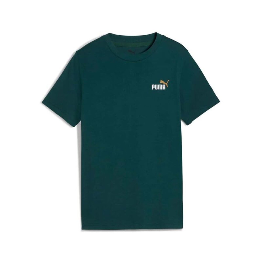 Tricou cu Mânecă Scurtă pentru Copii Puma Essentials 2 Color Verde