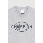 Tricou cu Mânecă Scurtă Bărbați Champion Graphic Shop Gri deschis