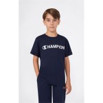 Tricou cu Mânecă Scurtă pentru Copii Champion Graphic Shop Bleumarin