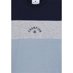 Tricou cu Mânecă Scurtă pentru Copii Champion Icons Plus Albastru Albastru celest
