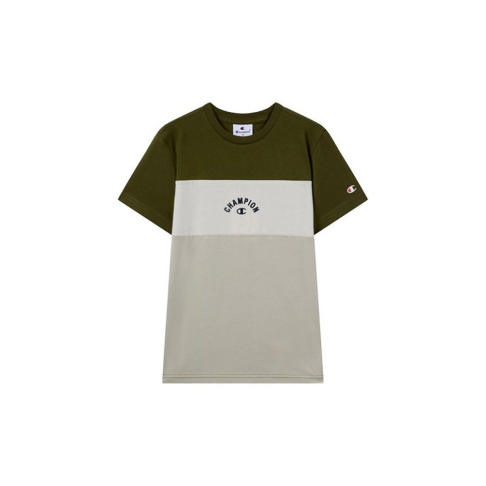 Tricou cu Mânecă Scurtă pentru Copii Champion Icons Plus Măslină