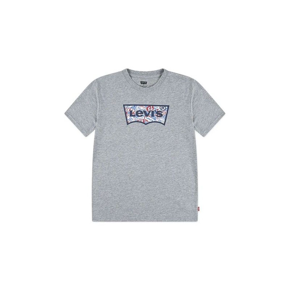 Tricou cu Mânecă Scurtă pentru Copii Levi's Lvb On The Road Batwing Gri deschis