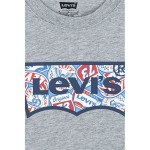 Tricou cu Mânecă Scurtă pentru Copii Levi's Lvb On The Road Batwing Gri deschis