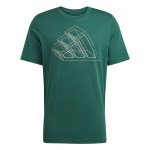 Tricou cu Mânecă Scurtă Bărbați Adidas Fill Verde inchis