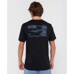 Tricou cu Mânecă Scurtă Bărbați Rip Curl Sportline FB Tee Negru