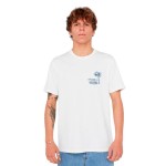Tricou cu Mânecă Scurtă Bărbați Rip Curl Sportline Tubular Tee Alb