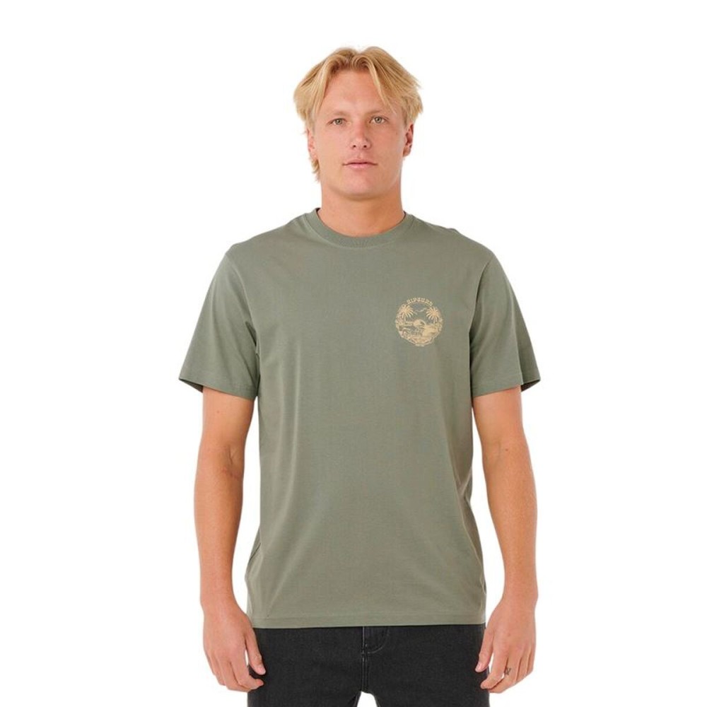Tricou cu Mânecă Scurtă Bărbați Rip Curl Surf Trip Tee Albastru